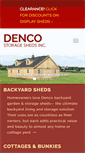 Mobile Screenshot of dencosheds.com
